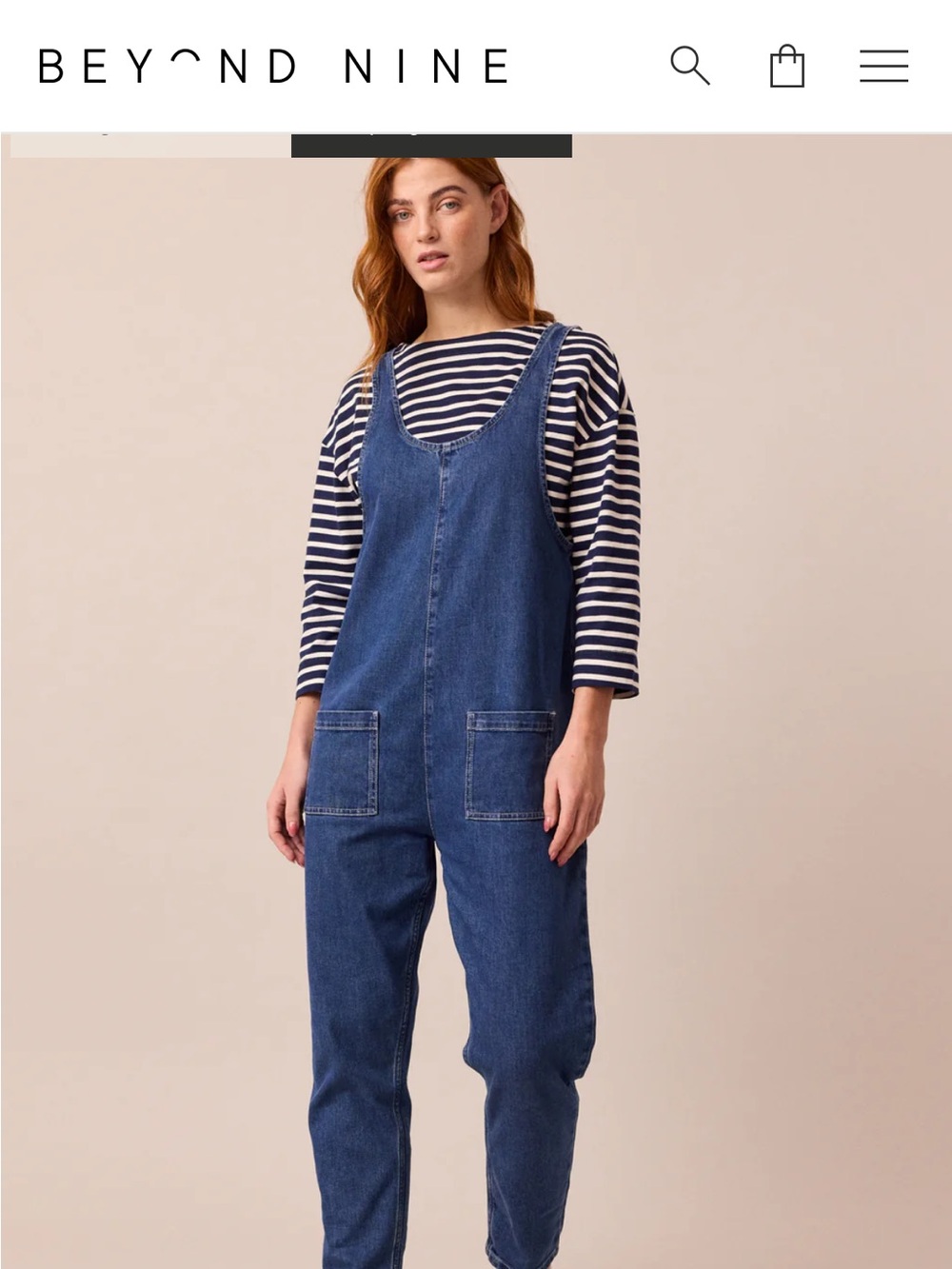 Beyond Nine Lola denim overalls/jumpsuit